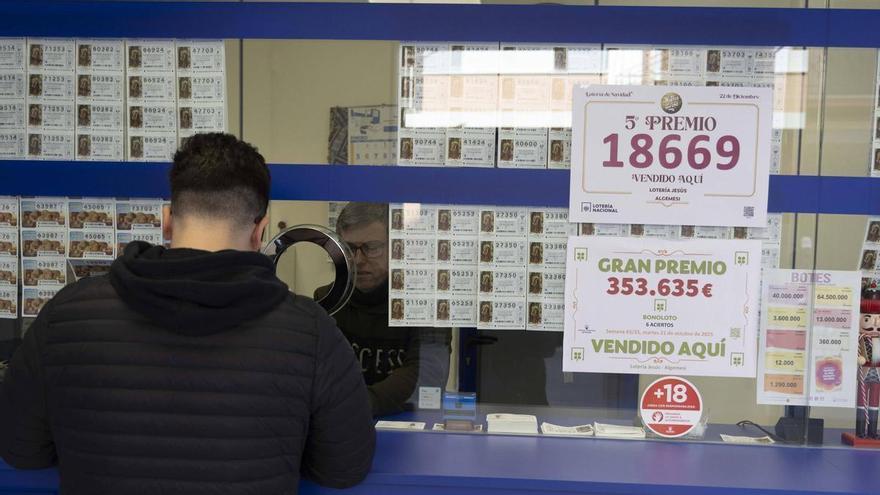 Sueca y Algemesí reparten más de 2,6 millones de euros del sorteo extraordinario de San Valentín