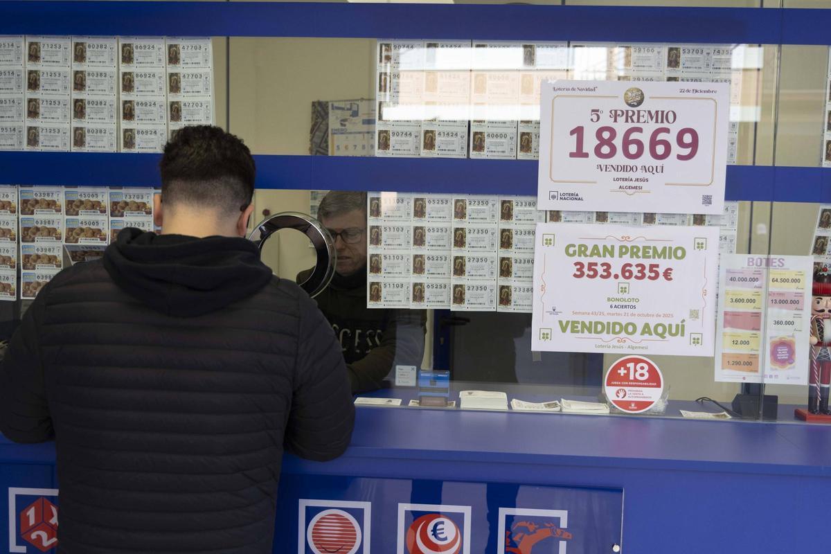Administración de lotería número 3 de Algemesí.
