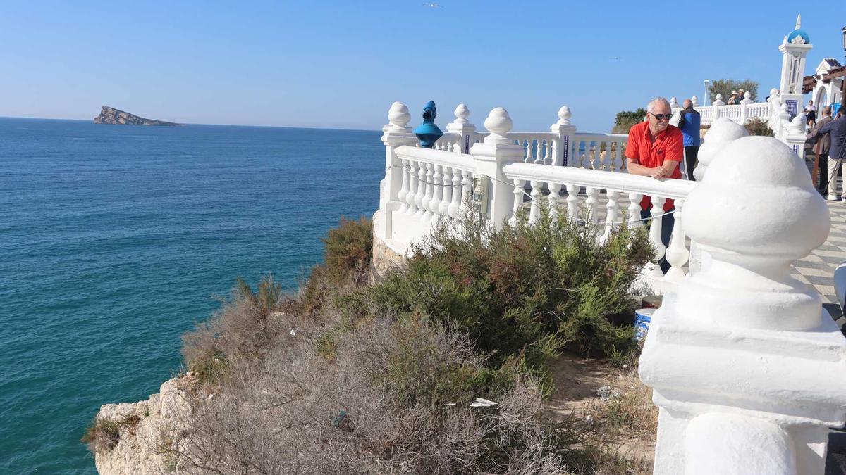 La balaustrada de El Castell de Benidorm.