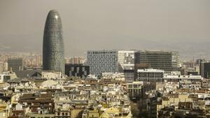 Episodio de contaminación en Barcelona el pasado febrero.