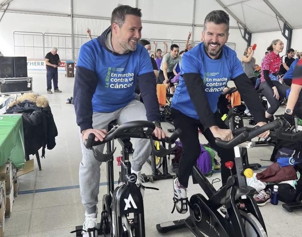 El alcalde, Alejandro Toquero, en el ‘Tudela Cycling’.