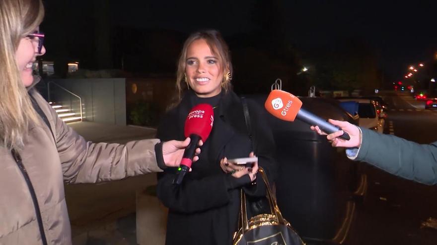 Gloria Camila reacciona a sus imágenes en la noche madrileña con Manuel Cortés