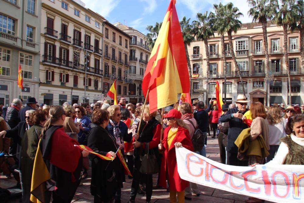 Concentración en Málaga por la unidad de España