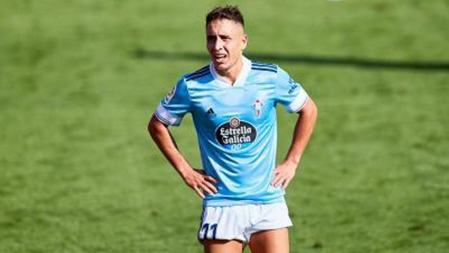 Emre Mor, durante un partido con el Celta del pasado curso. // FDV