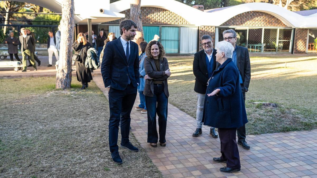 El ministro Ernest Urtasun, en la Casa Gomis, el pasado enero