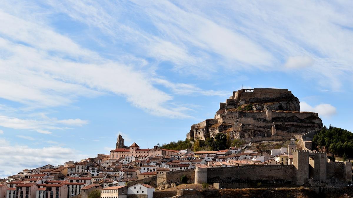 Vista general del casco antiguo de Morella