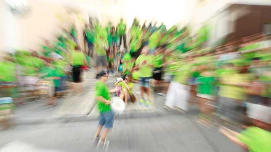 Una de las protestas contra el TIL en Ibiza.