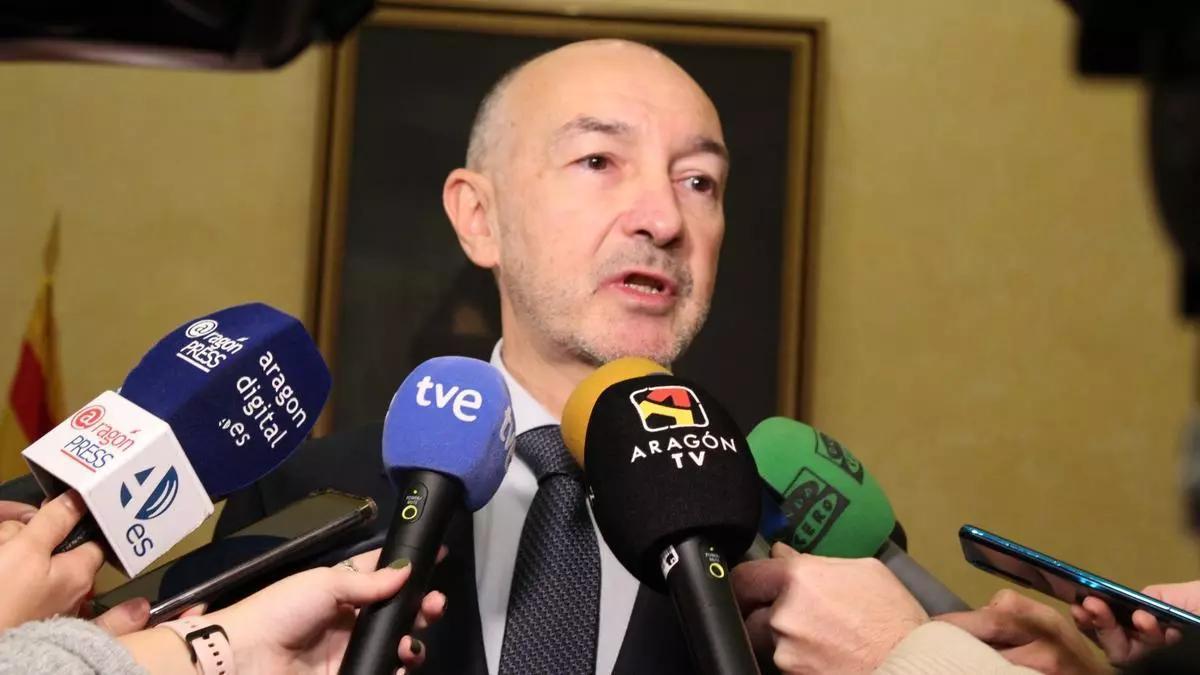 El Delegado del Gobierno en Aragón, Fernando Beltrán.
