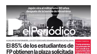 La portada de EL PERIÓDICO del 6 de agosto de 2025