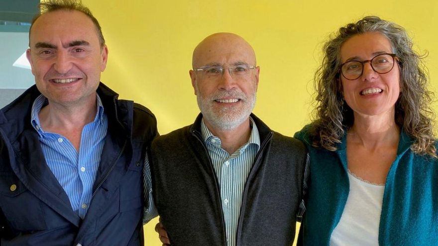 Miguel Ramón González, Manuel Pérez Cota y Ana Isabel Díez.   | // DUVI