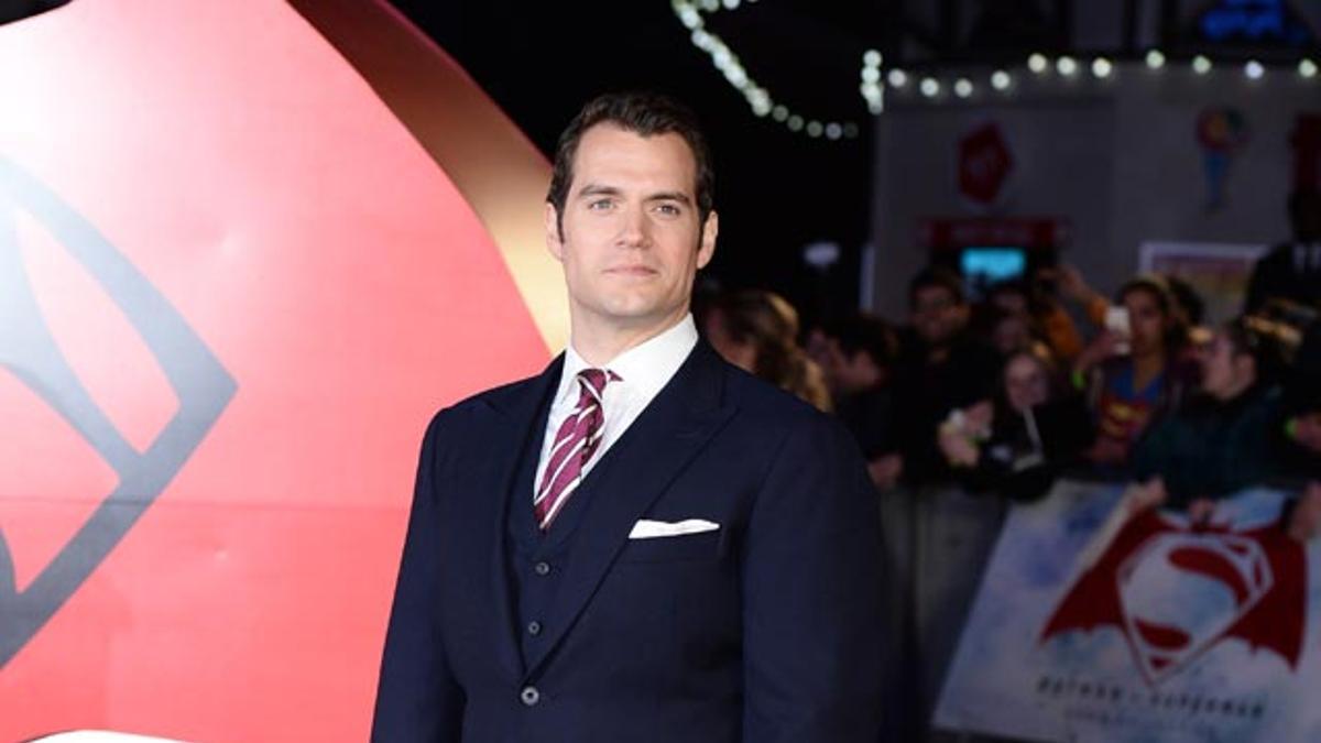 Henry Cavill, en la première europea de Batman V Superman.