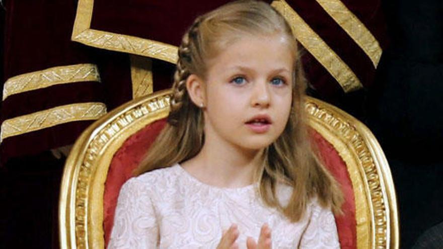 La Princesa Leonor cumple este sábado 10 años.