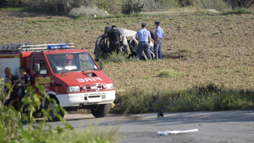 Daphne Caruana fue asesinada con una bomba colocada en su coche