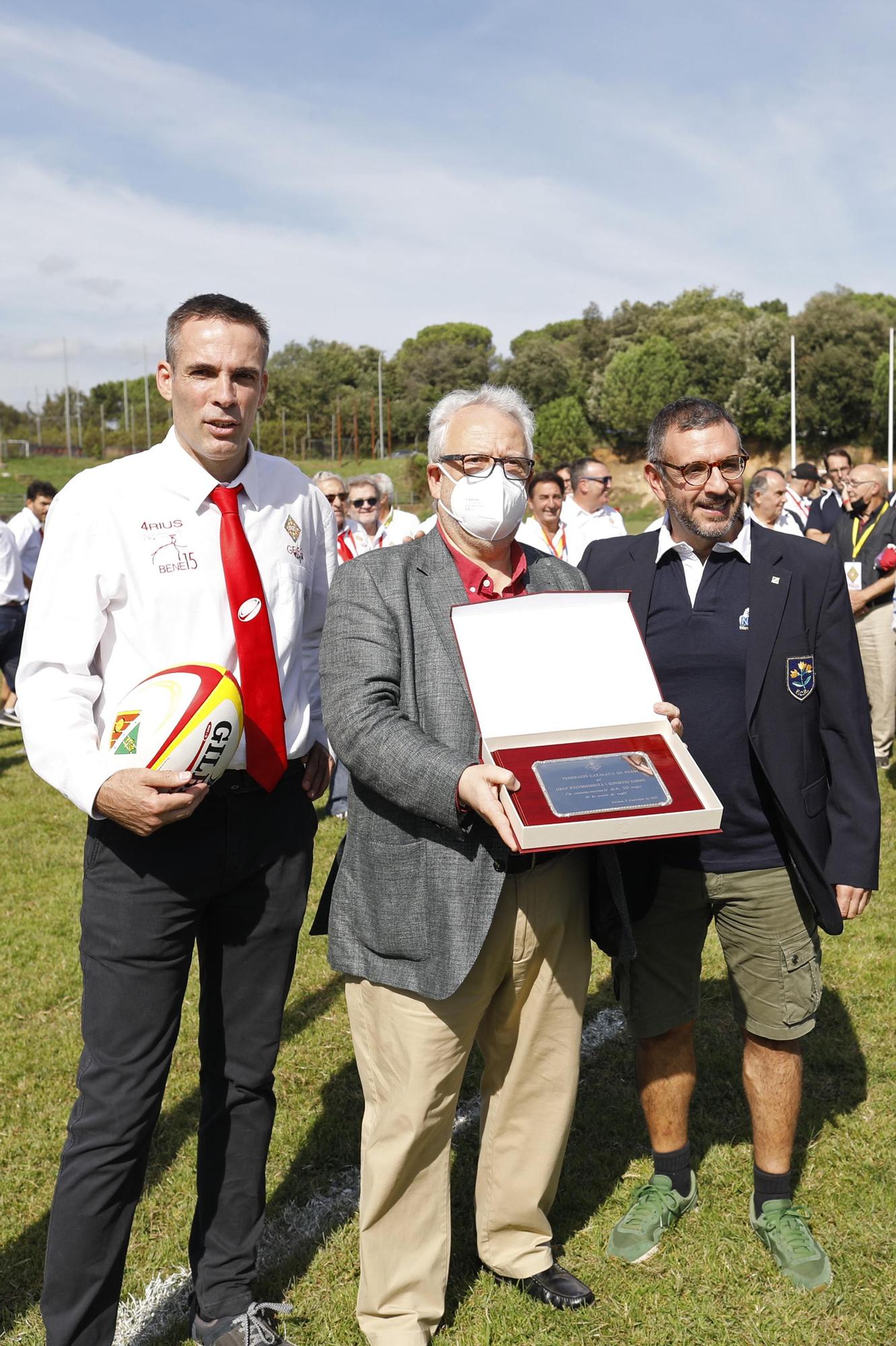 Mig segle del primer partit de rugbi a Girona