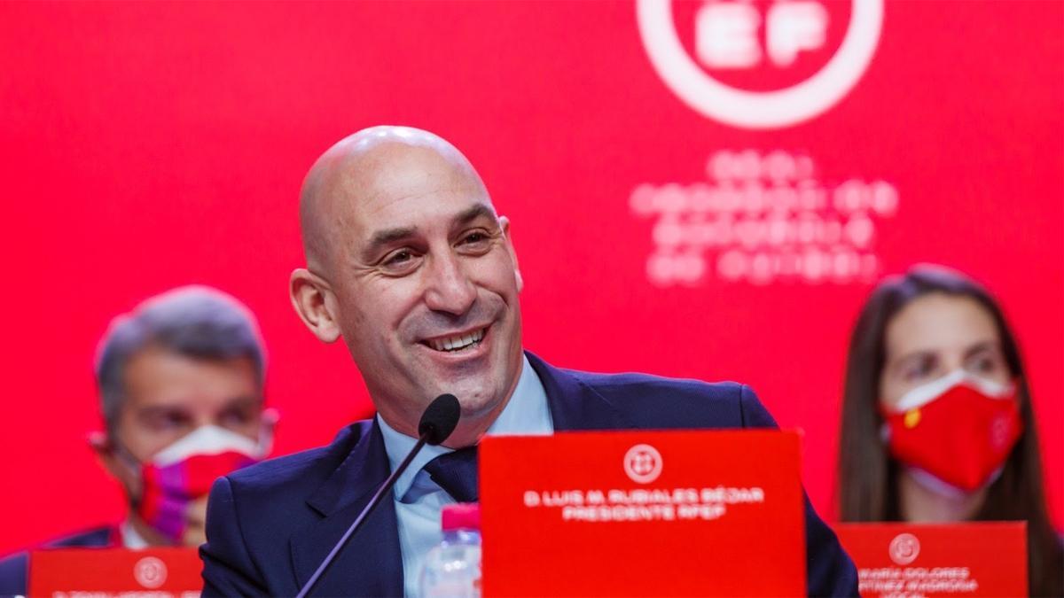 Luis Rubiales, presidente de la Federación España de Fútbol