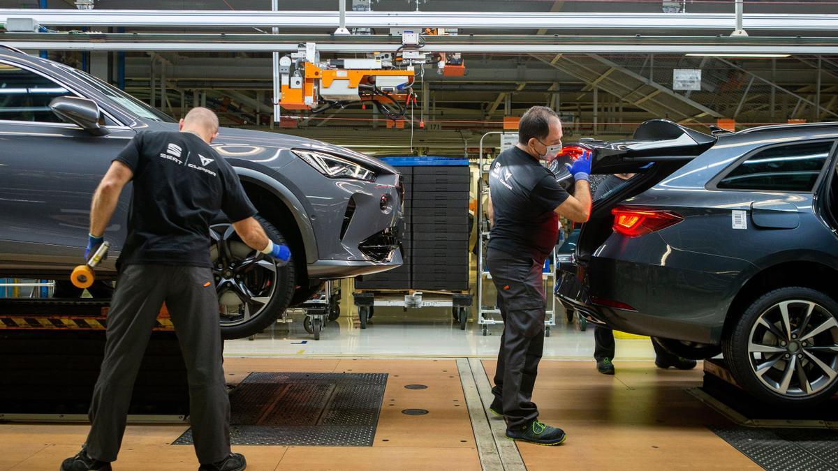 producción del Cupra en la planta de Seat en Martorell