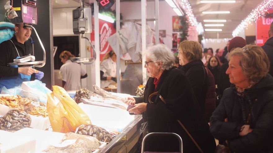 Buenas ventas en el Mercado de Abastos de Zamora por Navidad