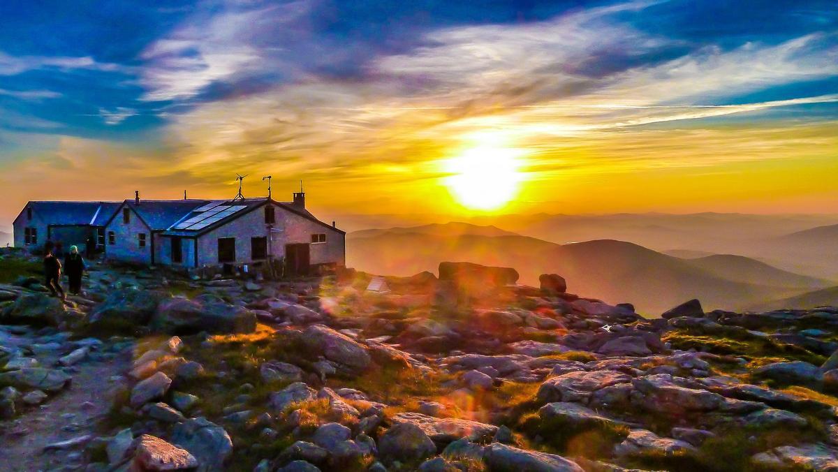 Cabañas en la cima del Monte Washington