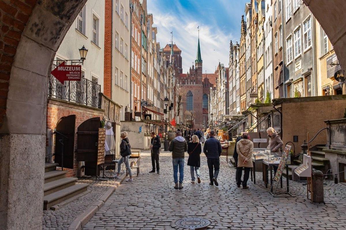 Calle Mariacka en Gdansk