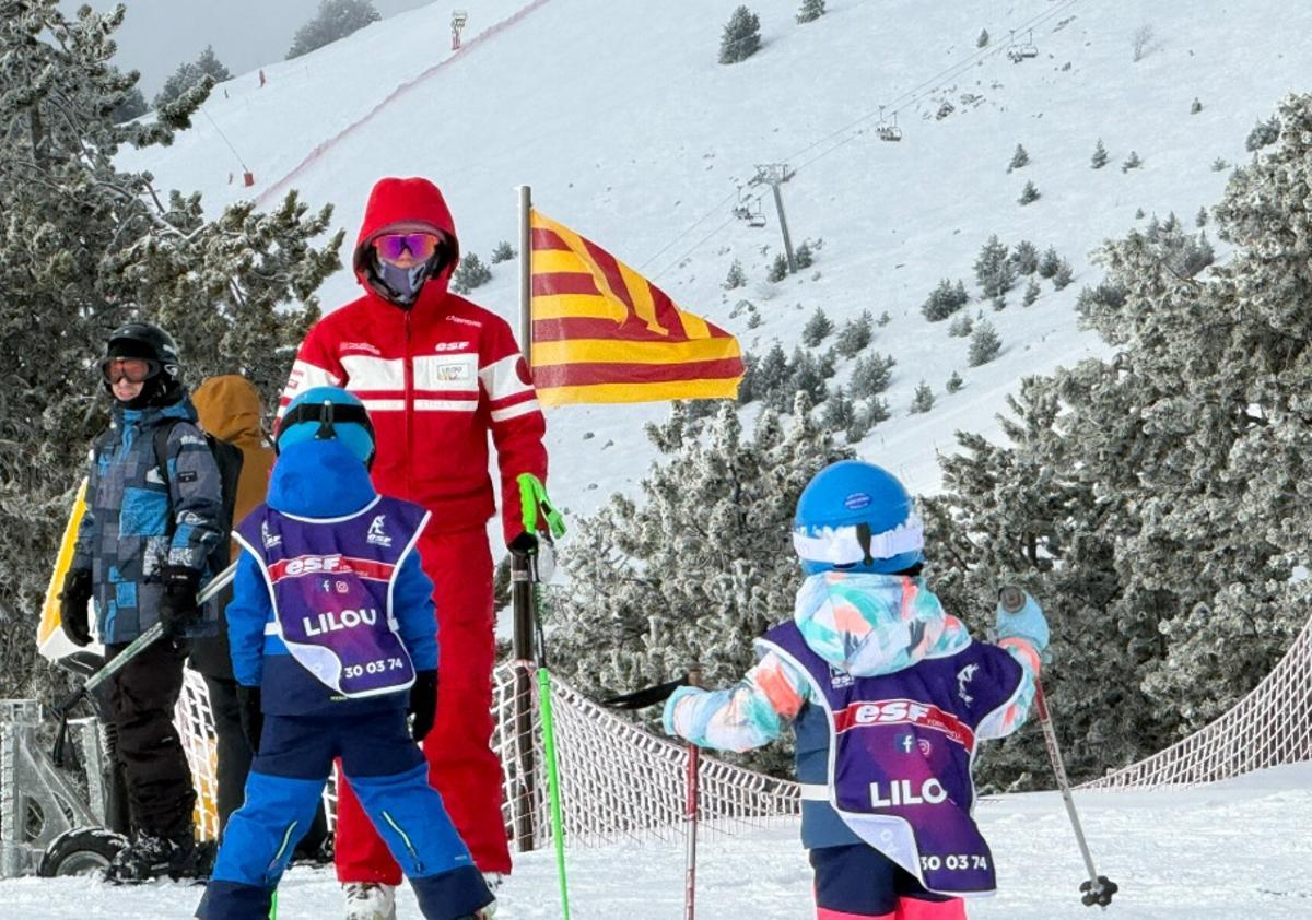 Esquiadors a Font romeu