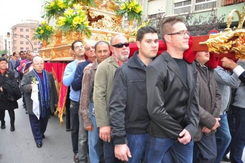 Regreso del Santo Cristo hasta su ermita desde San Jose? Obrero en Cieza