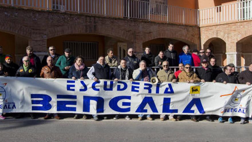 Manifestación en Serra por la Subida al Garbí, el pasado diciembre.