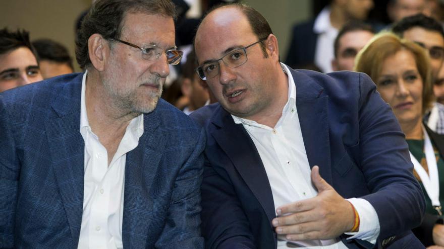 Mariano Rajoy y Pedro Antonio Sánchez en una imagen de archivo