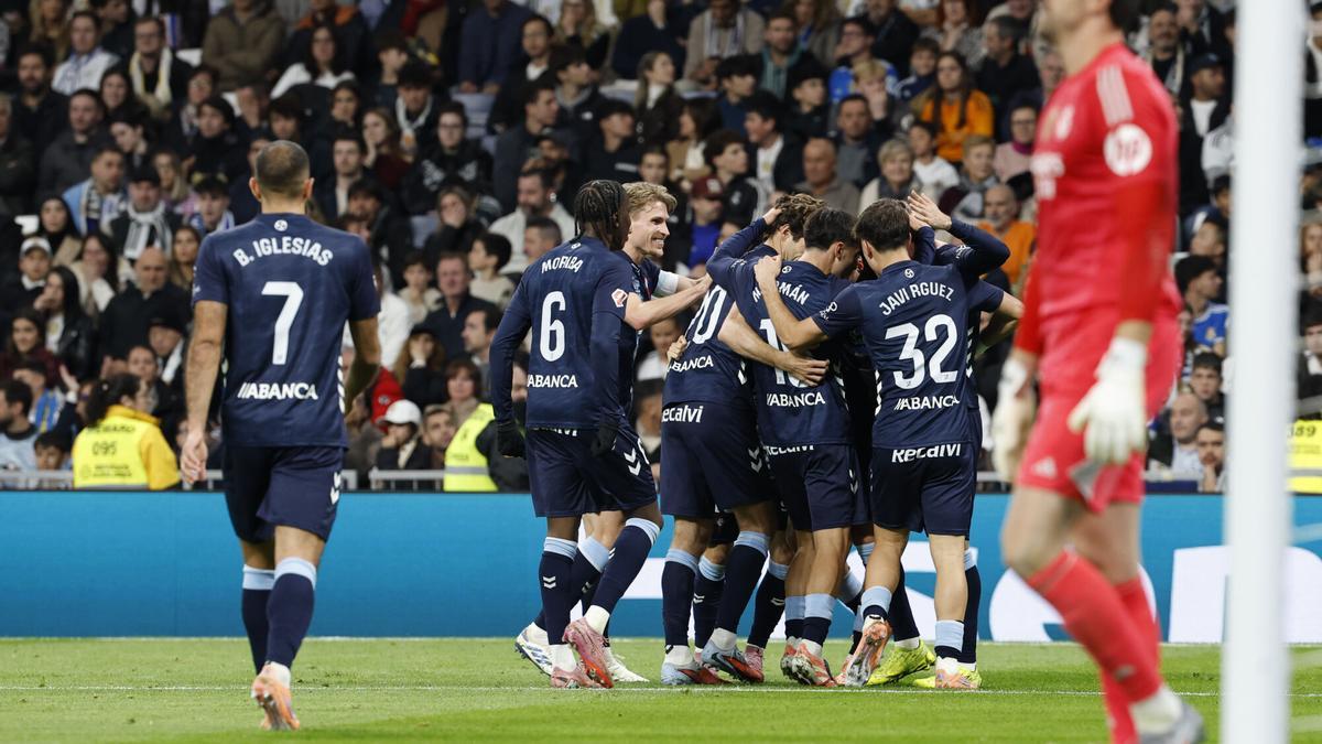 El Celta ridiculiza al Real Madrid en el Bernabéu