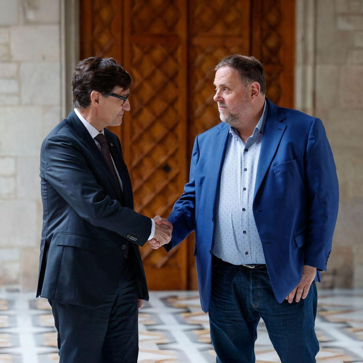 Un primer pas, però encara lluny del pacte d’investidura Un primer pas, però encara lluny del pacte d’investidura