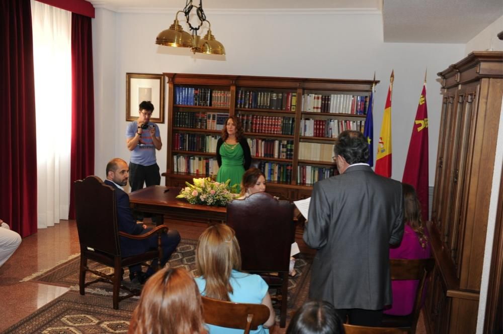 Primera boda en el Colegio Notarial de Murcia