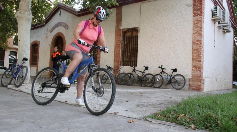 Marcha ciclista por la vía verde Alcoy-Gandia