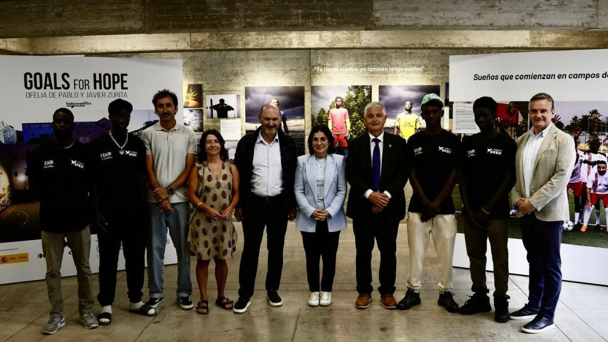 Presentación de la exposición 'Goals for Hope'