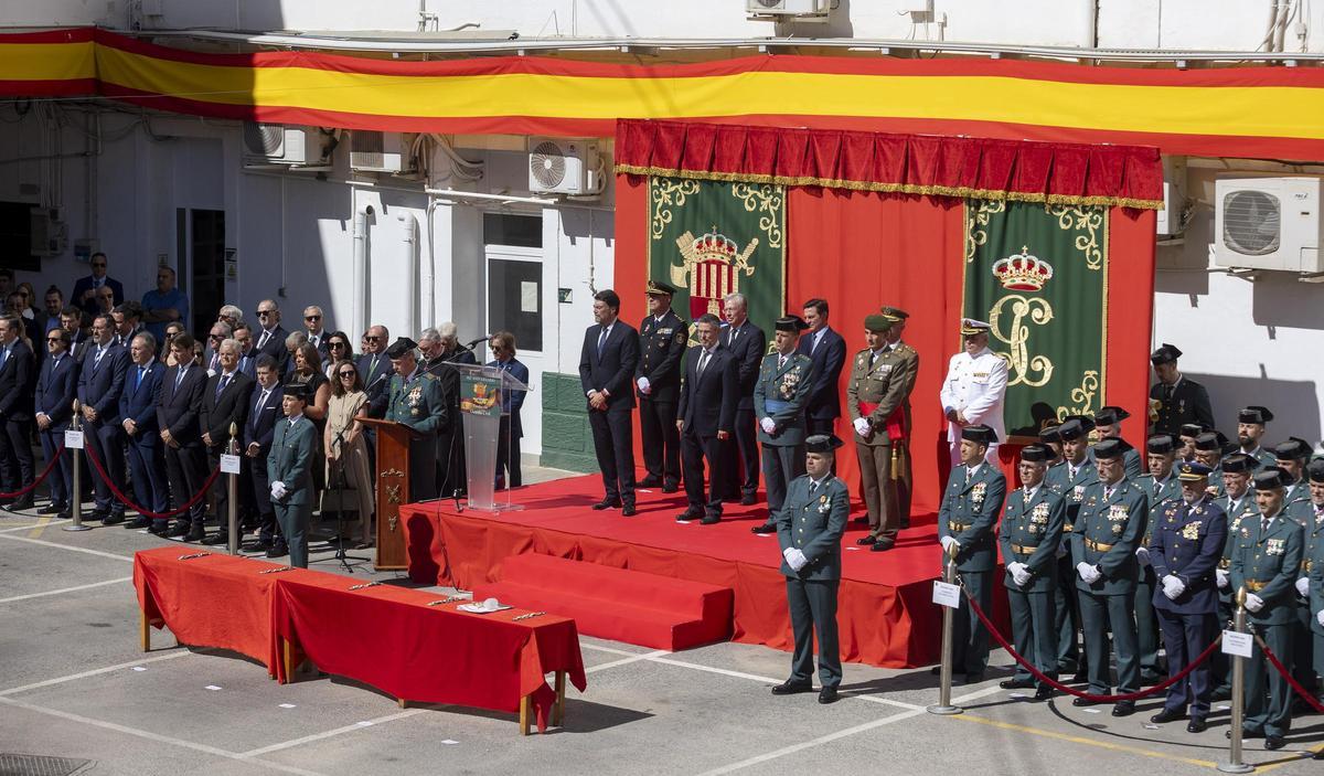 La Guardia Civil celebra en Alicante el 182 aniversario de su fundación