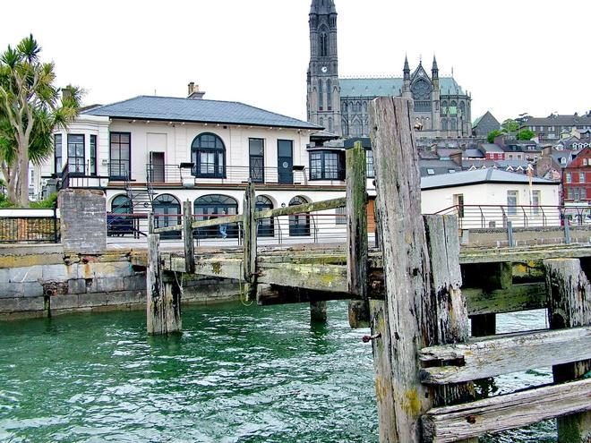 Parte del muelle que se conserva, el último lugar donde atracó el Titanic