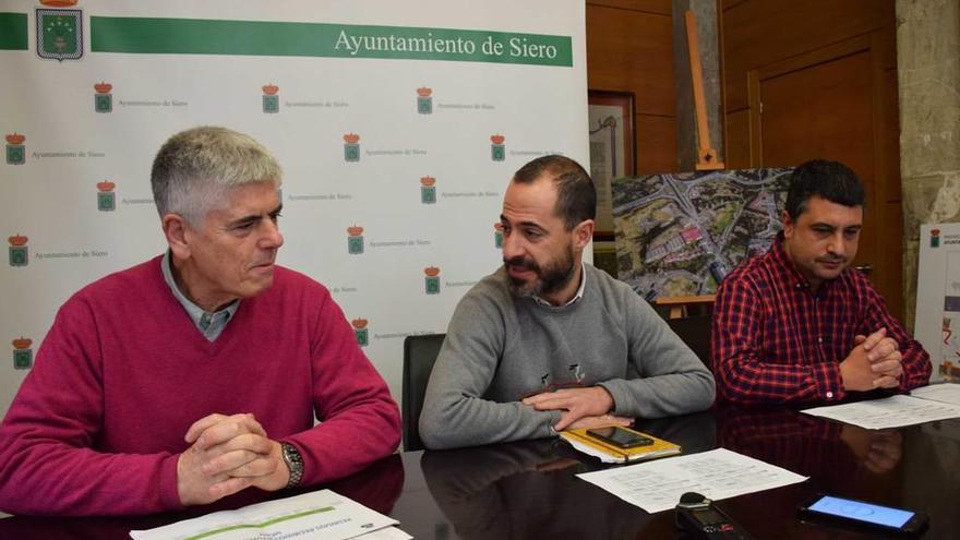 Santiago Fernández, Ángel García y Javier Rodríguez Morán.