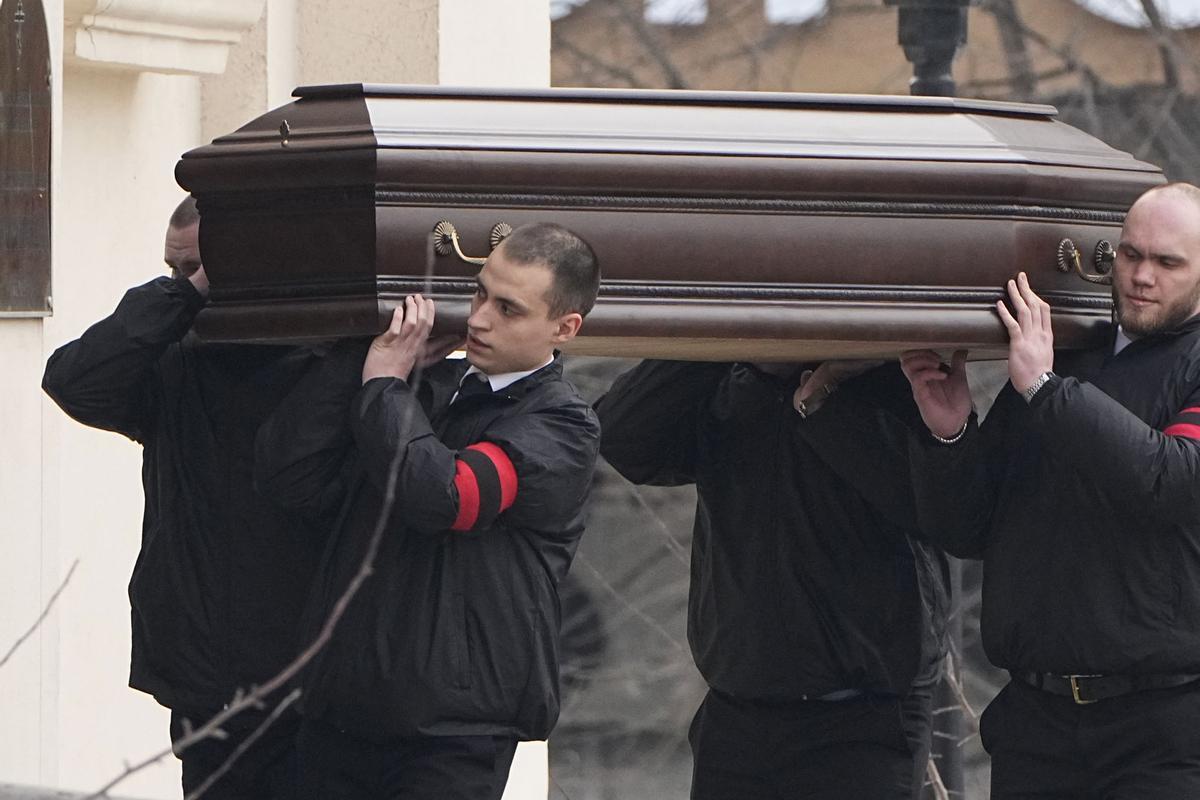 Funeral y ceremonia de despedida del político opositor ruso Alexei Navalny en Moscú