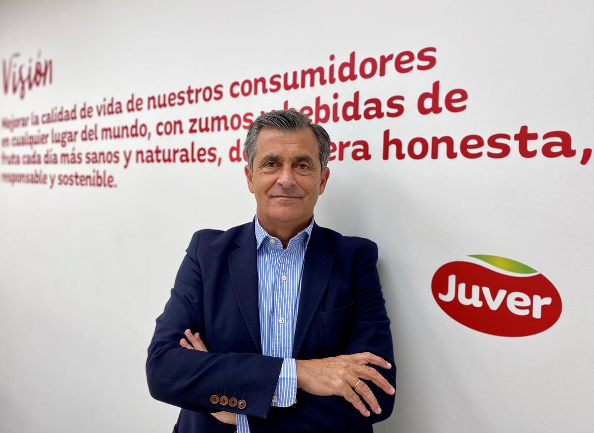 El nuevo director general de Juver Alimentación, José Hernández Perona. juver