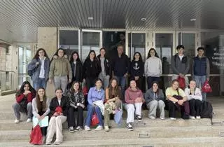 Emotiva despedida do alumnado de intercambio da Bretaña