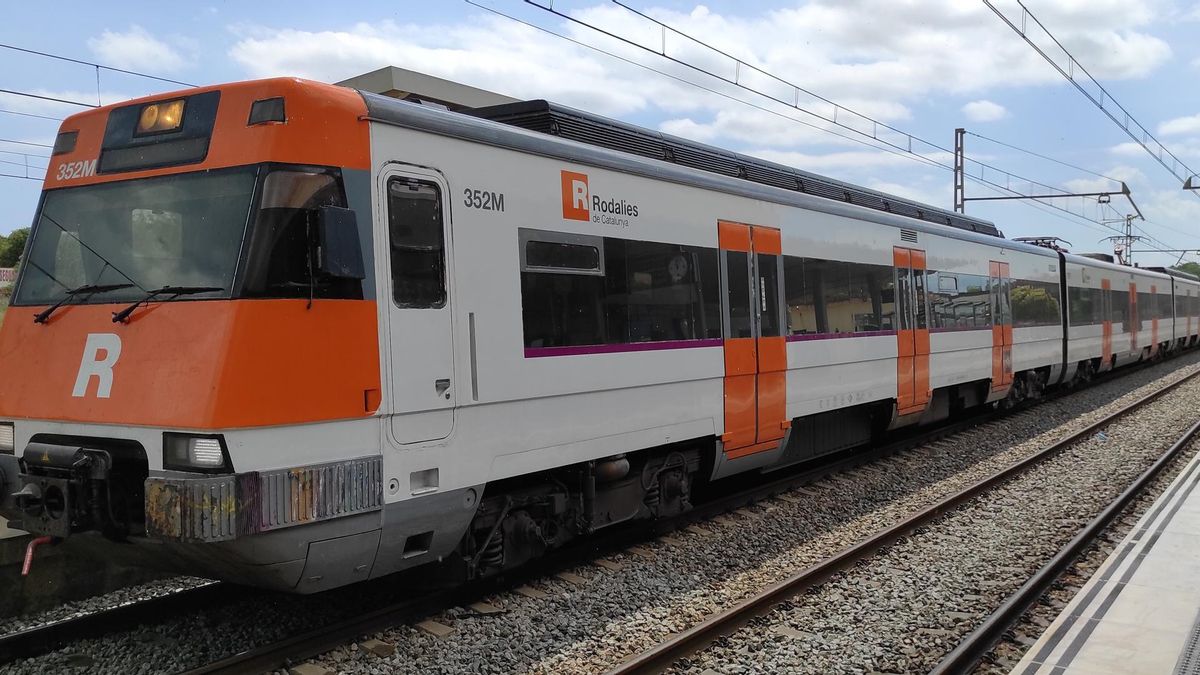 Imatge d'arxiu d'un tren a l'estació de Figueres.