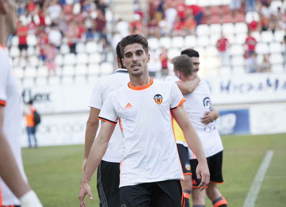 Real Murcia - Valencia Mestalla, en imágenes