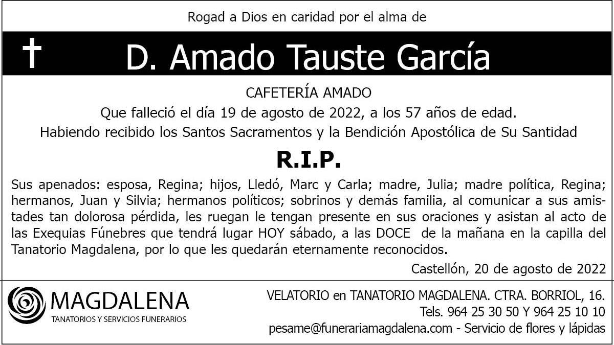 D. Amado Tauste García