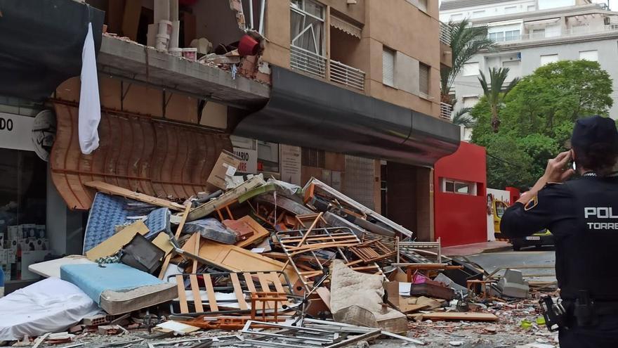 Explosión de gas en un edificio de Torrevieja