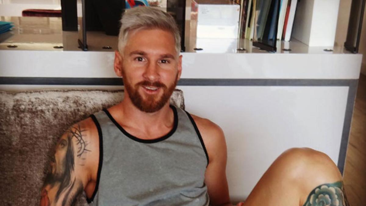 Messi y su cambio de look