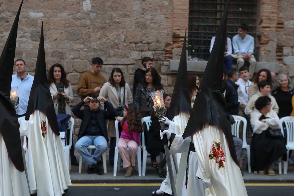Procesión De la Vera Cruz y las Santas Mujeres el Sábado Santo en Cartagena