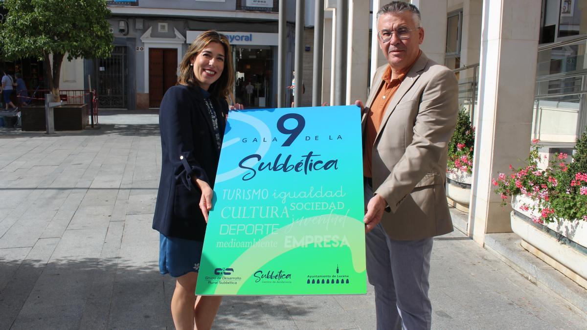 Teresa Alonso y Lope Ruiz presentan la gala de la Subbética.