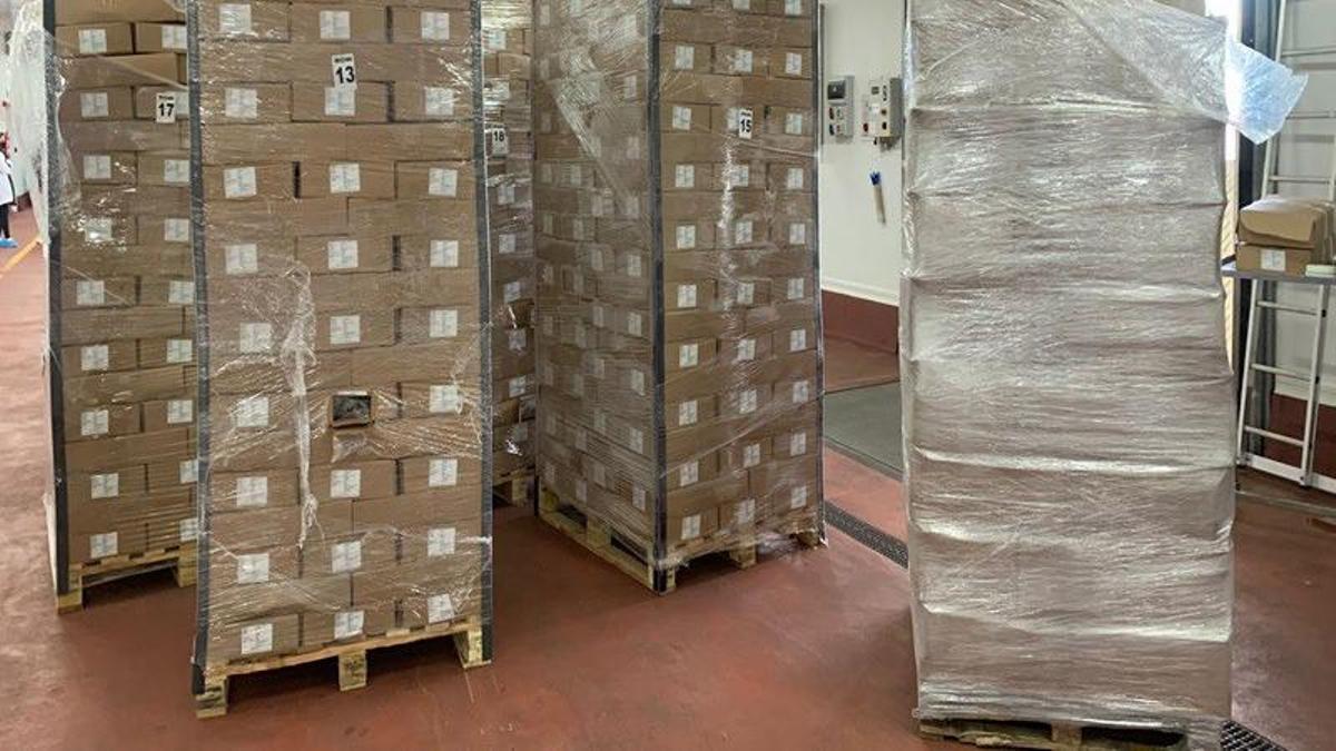 Cocaína intervenida en el Puerto de Algeciras en una imagen de archivo.