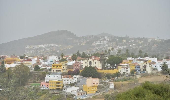 26-08-2020 SANTA BRIGIDA. Calima. Vista desde Santa Brígida. Fotógrafo: ANDRES CRUZ  | 26/08/2020 | Fotógrafo: Andrés Cruz