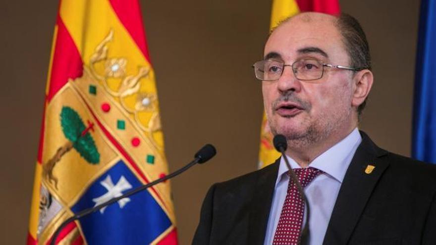 Javier Lambán promete su cargo como presidente de Aragón