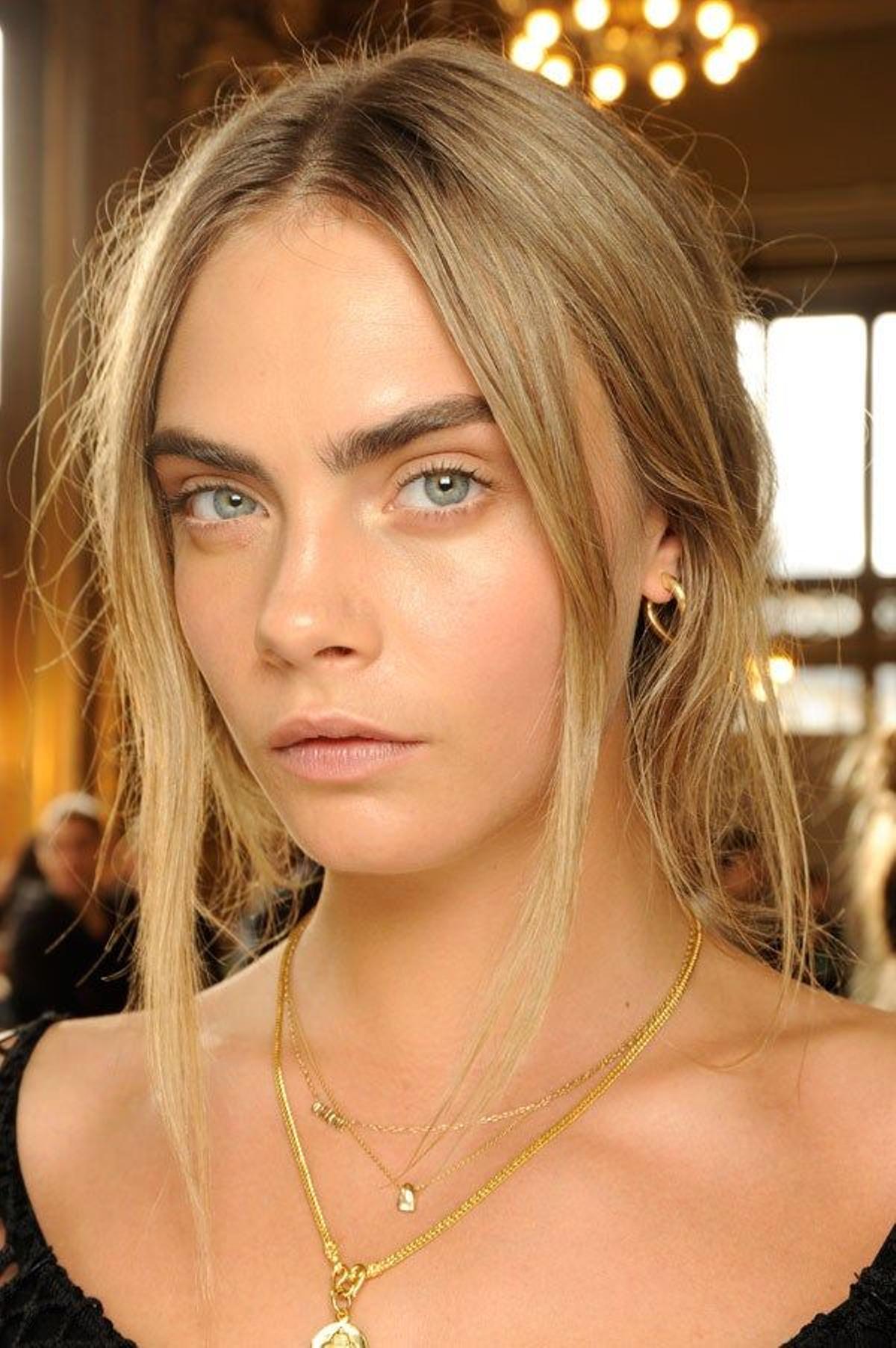 Efecto cara lavada: cara delevigne