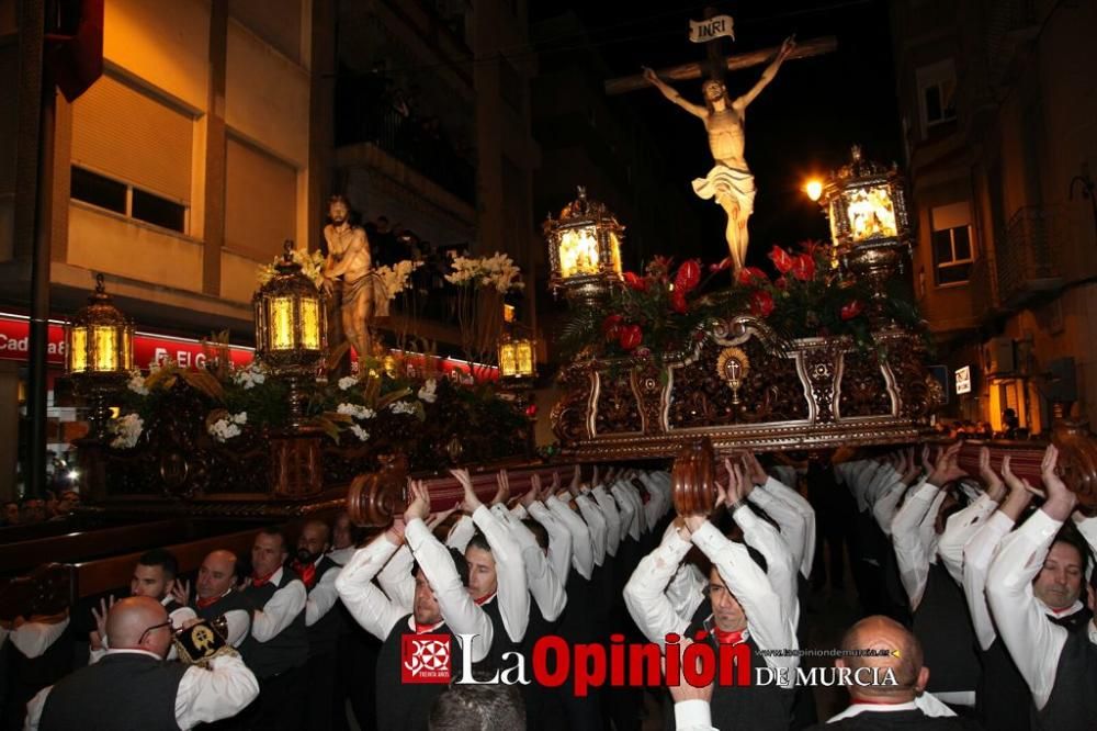 Encuentro en Lorca del Cristo de la Sangre, Señor de la Penitencia y la Virgen de la Soledad